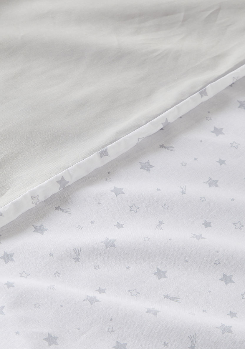 Juniors Star Print Duvet Cover and Pillowcase Set-Baby Bedding-image-3
