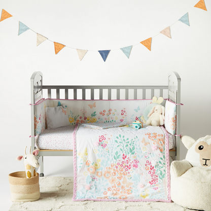 Juniors 5-Piece Butterfly Applique Comforter Set-Baby Bedding-image-0