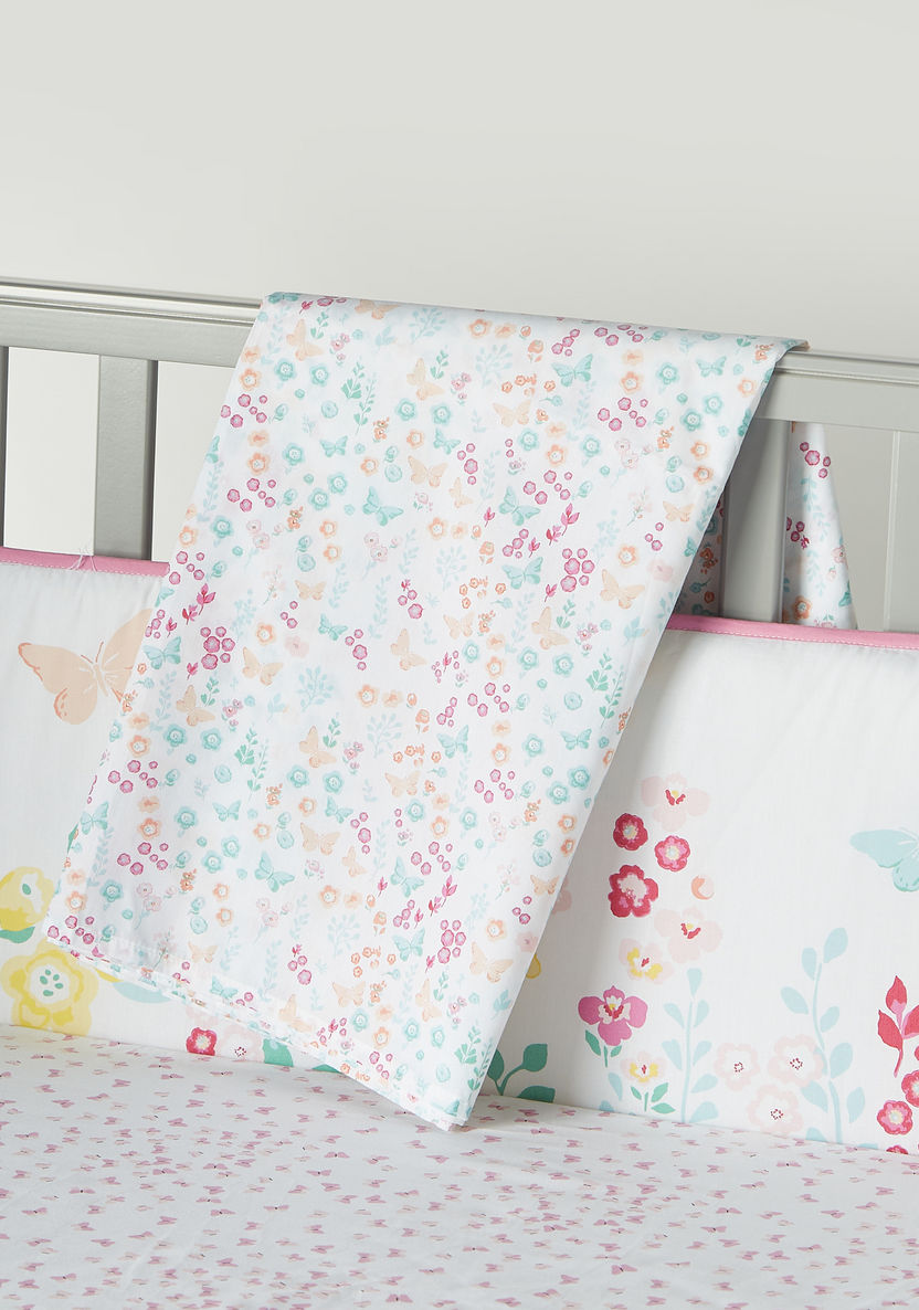 Juniors 5-Piece Butterfly Applique Comforter Set-Baby Bedding-image-3