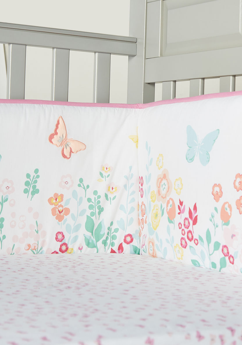 Juniors 5-Piece Butterfly Applique Comforter Set-Baby Bedding-image-4