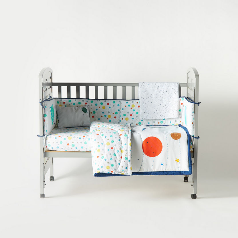 Juniors 5-Piece Solar System Applique Comforter Set - 90x130 cm-Baby Bedding-image-1