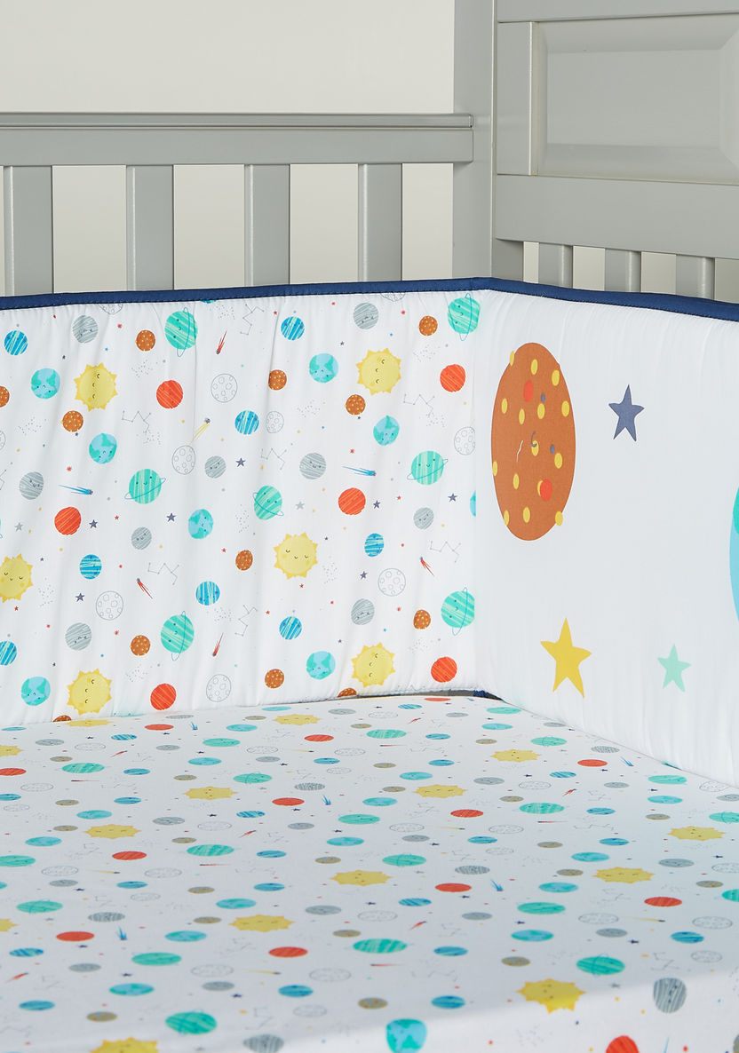 Juniors 5-Piece Solar System Applique Comforter Set - 90x130 cm-Baby Bedding-image-3