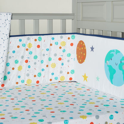 Juniors 5-Piece Solar System Applique Comforter Set - 90x130 cm-Baby Bedding-image-3