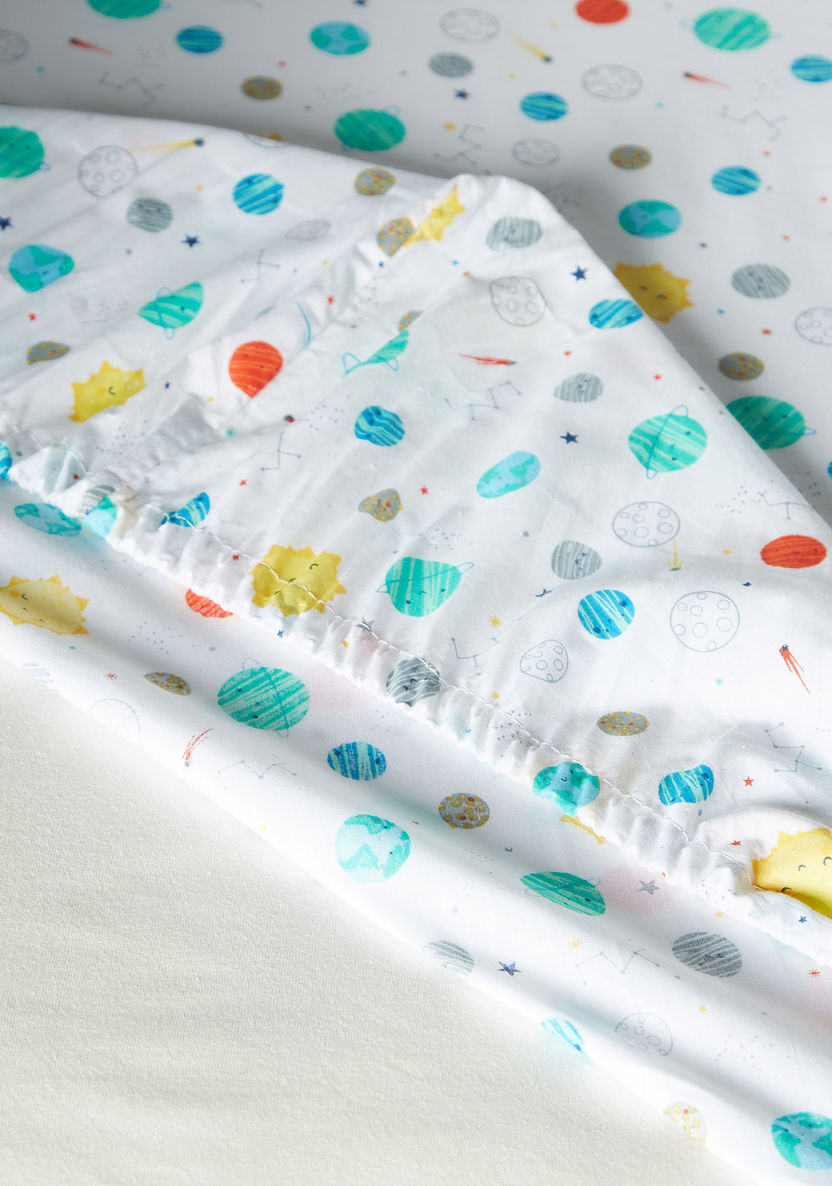 Juniors 5-Piece Solar System Applique Comforter Set - 90x130 cm-Baby Bedding-image-5
