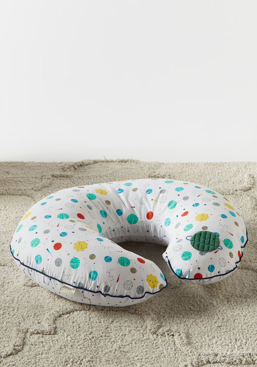 Juniors All-Over Solar System Print Feeding Pillow-Baby Bedding-image-0