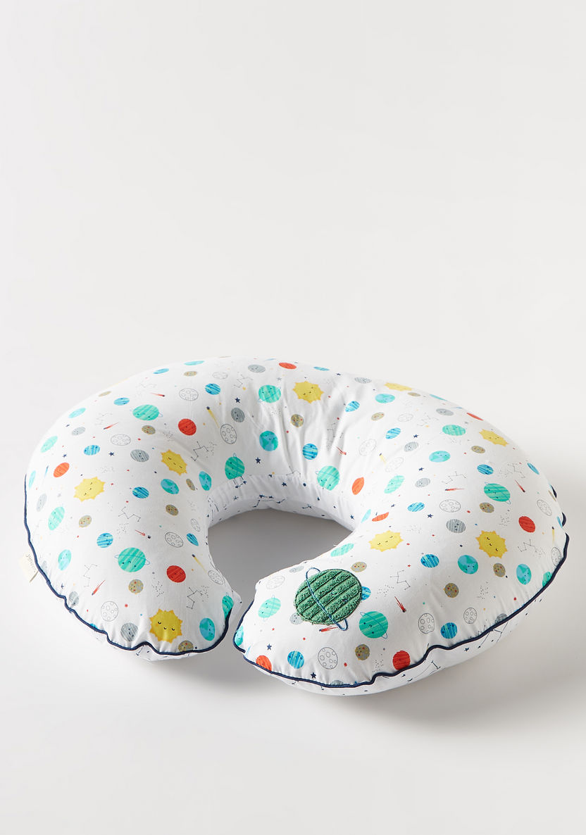 Juniors All-Over Solar System Print Feeding Pillow-Baby Bedding-image-1