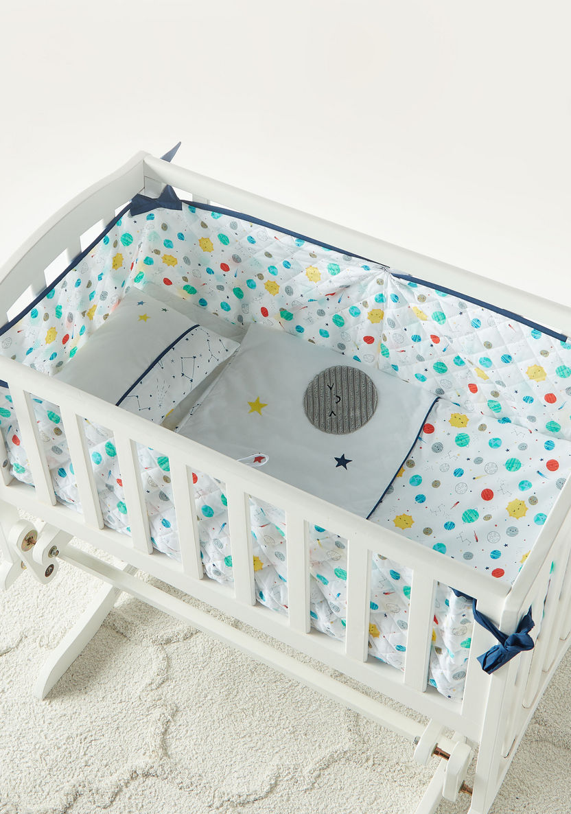 Juniors 4-Piece Solar System Print Bedding Set-Baby Bedding-image-1