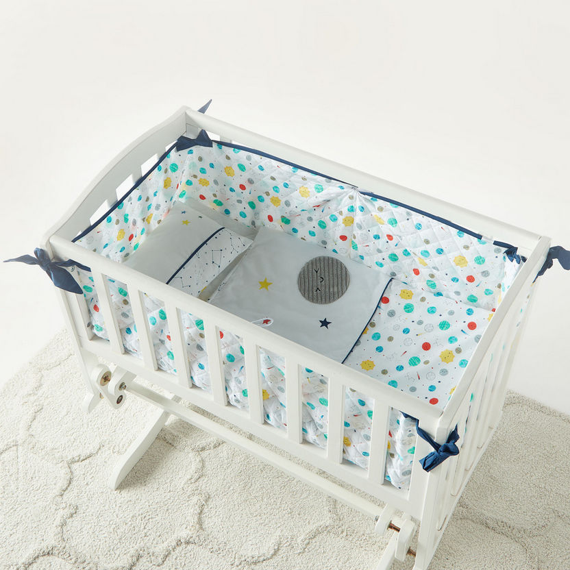 Juniors 4-Piece Solar System Print Bedding Set-Baby Bedding-image-1