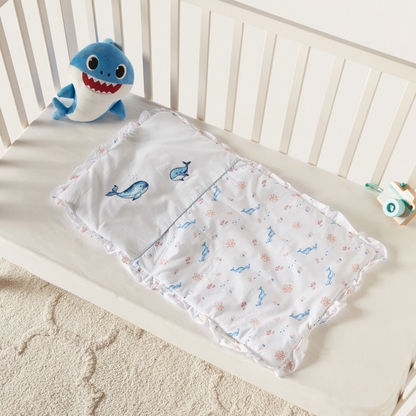 Juniors Sea World Embroidered Quilt - 45x75 cm-Baby Bedding-image-0