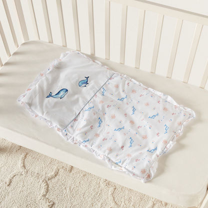 Juniors Sea World Embroidered Quilt - 45x75 cm-Baby Bedding-image-1