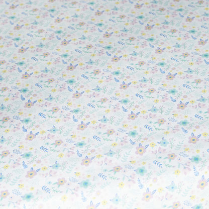 Juniors All-Over Floral Print Fitted Sheet-Baby Bedding-image-2