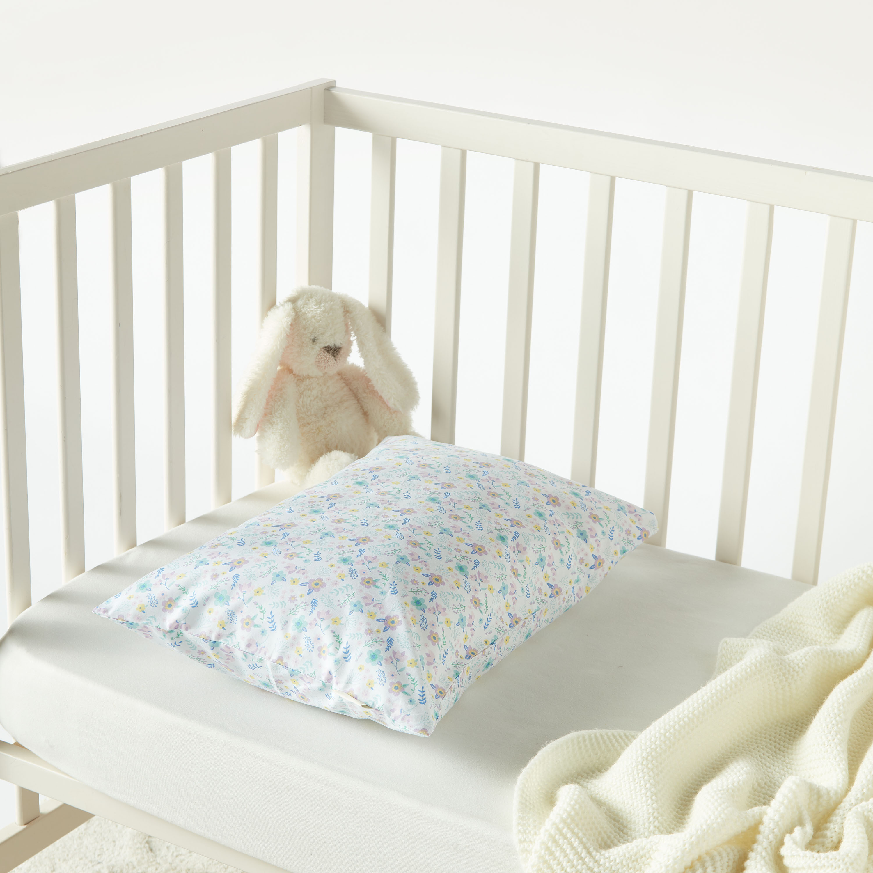 Juniors Floral Print Pillowcase-baby-nursery-babybedding-image-1