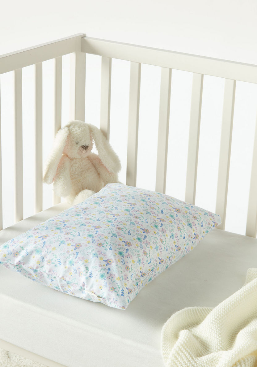 Juniors Floral Print Pillowcase-Baby Bedding-image-0