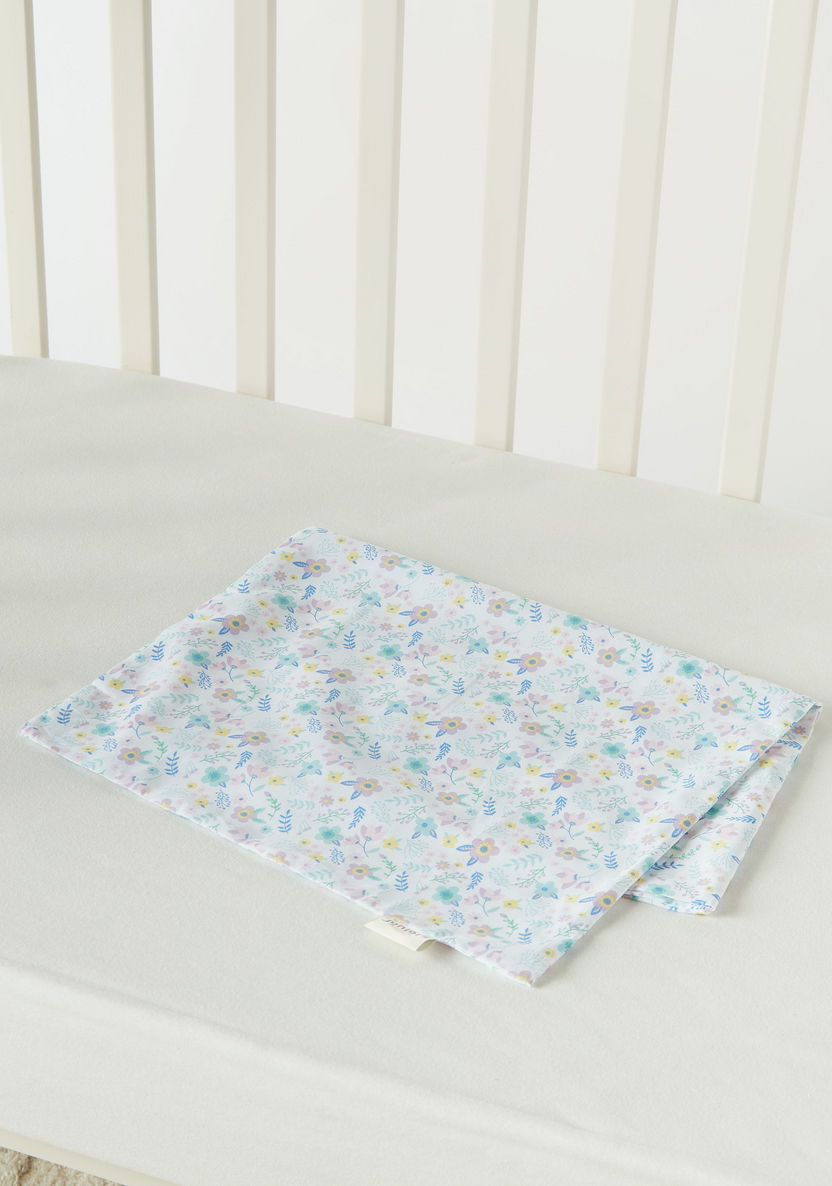 Juniors Floral Print Pillowcase-Baby Bedding-image-3