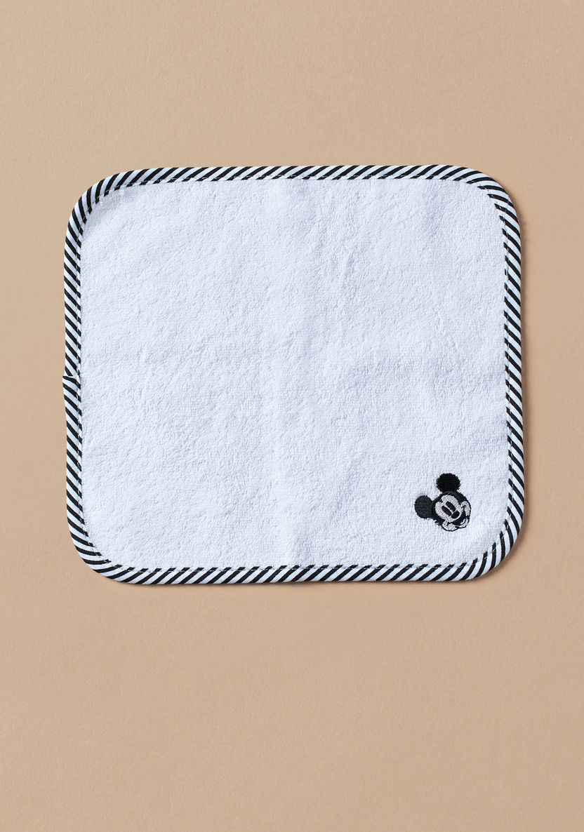 Disney Mickey Mouse Embroidered 6-Piece Wash Cloth Set - 25x25 cm-Towels and Flannels-image-1
