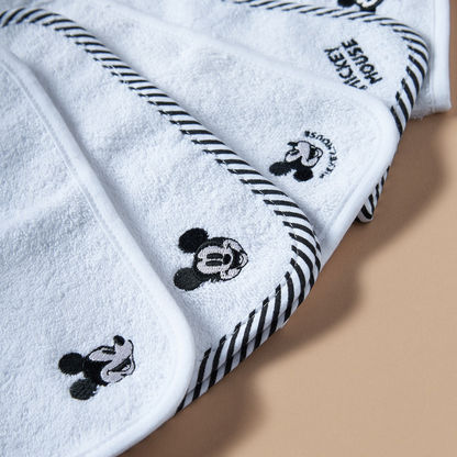 Disney Mickey Mouse Embroidered 6-Piece Wash Cloth Set - 25x25 cm-Towels and Flannels-image-2