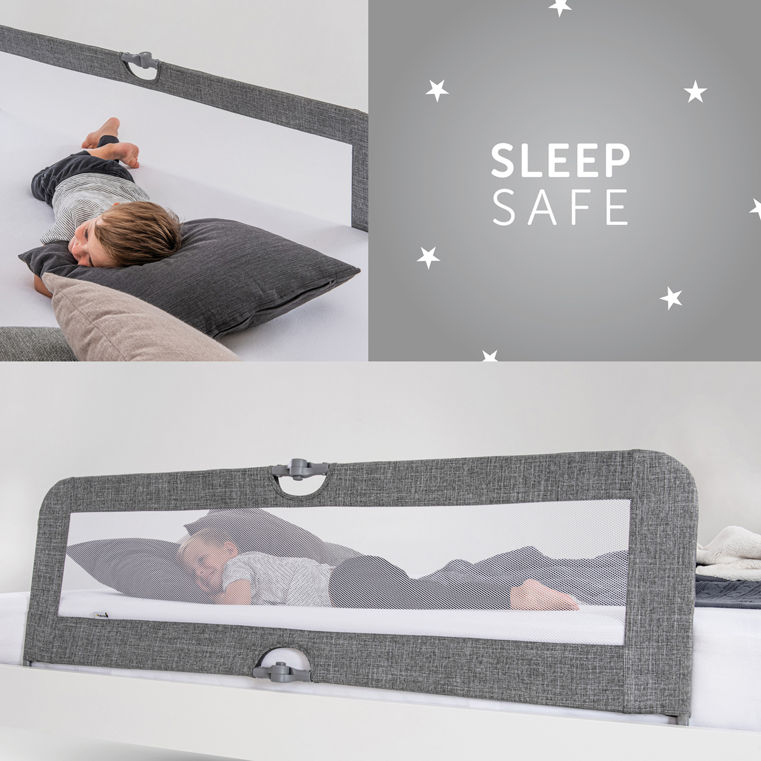 Hauck Sleep N Safe Plus XL Bed Guard Rail-baby-healthandsafety-babyproofing-image-3