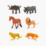 مجموعة تماثيل الحيوانات البرية 6 قطع من جلو-toys-playfigures-animals-image-10