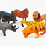 مجموعة تماثيل الحيوانات البرية 6 قطع من جلو-toys-playfigures-animals-image-2