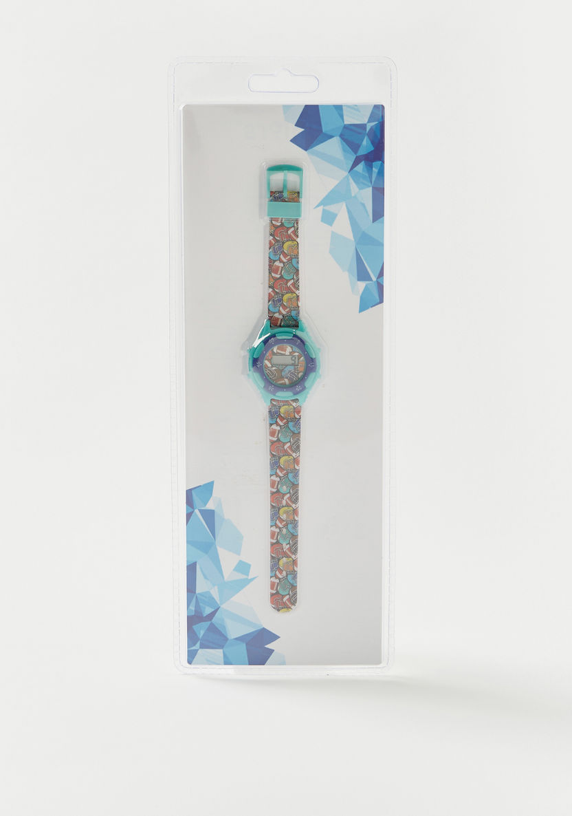 Juniors Printed Round Dial Digital Watch-Watches-image-0