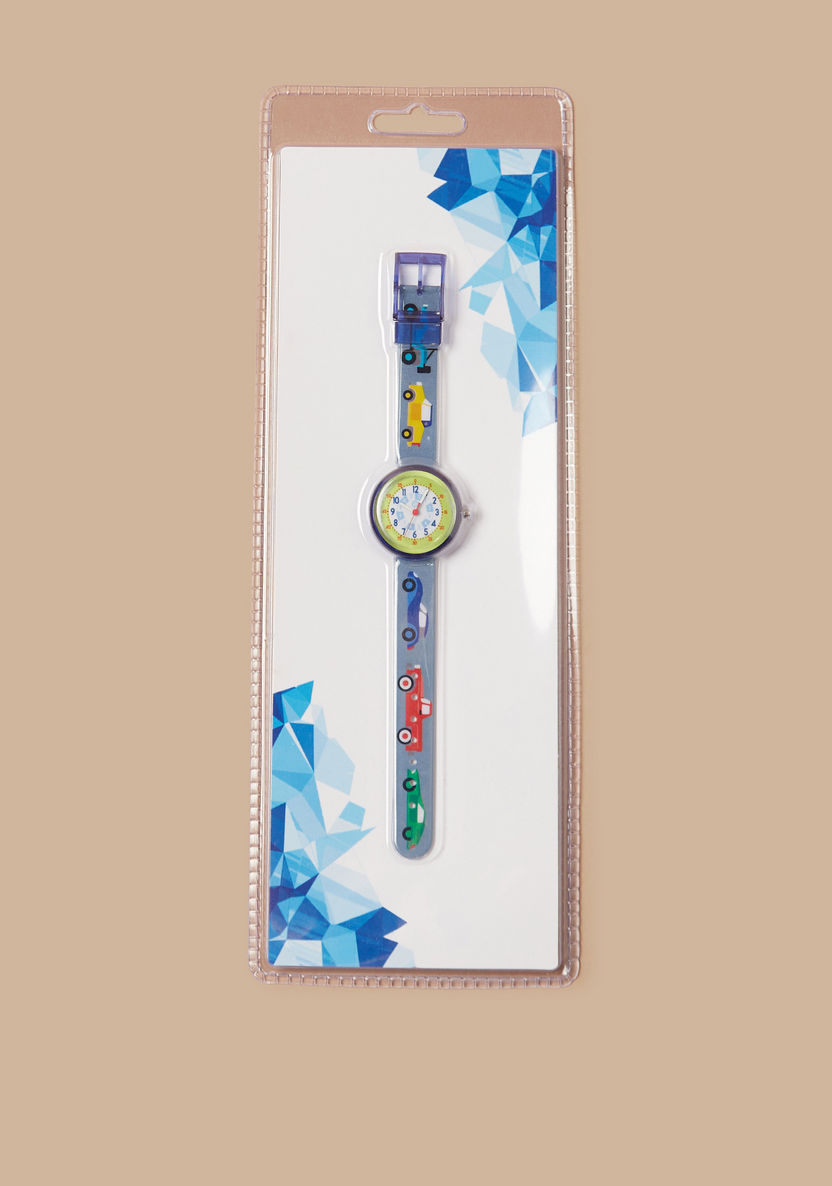 Charmz Printed Analog Wrist Watch with Pin Buckle Closure-Watches-image-4