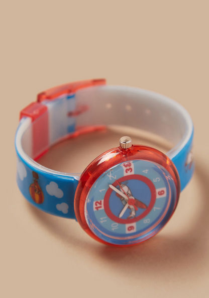 Charmz Printed Analog Wrist Watch with Pin Buckle Closure-Watches-image-1