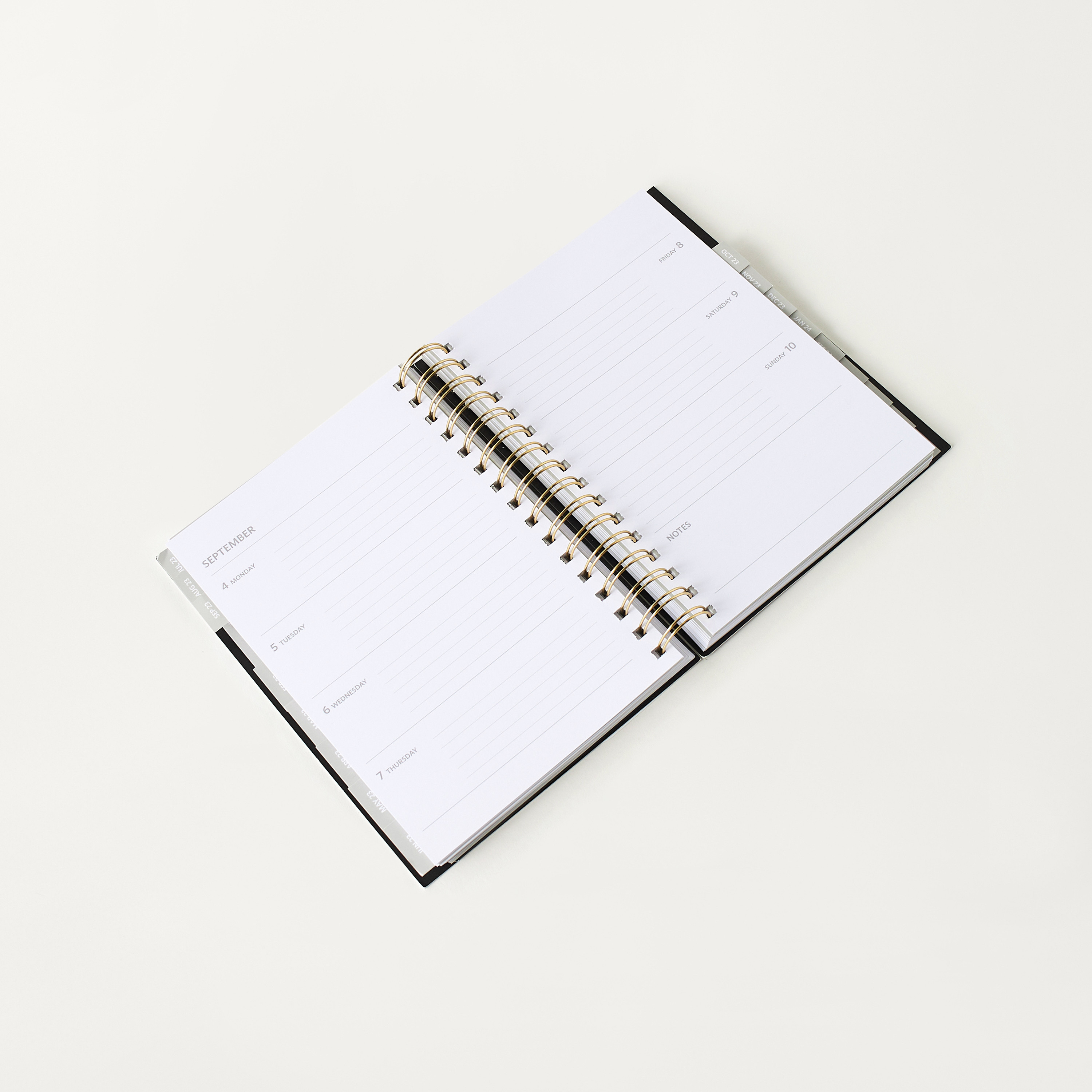 دفتر تخطيط ويوميات مقاس A5 بسلك لولبي وطبعات من سيلون-school-stationery-planners-image-4