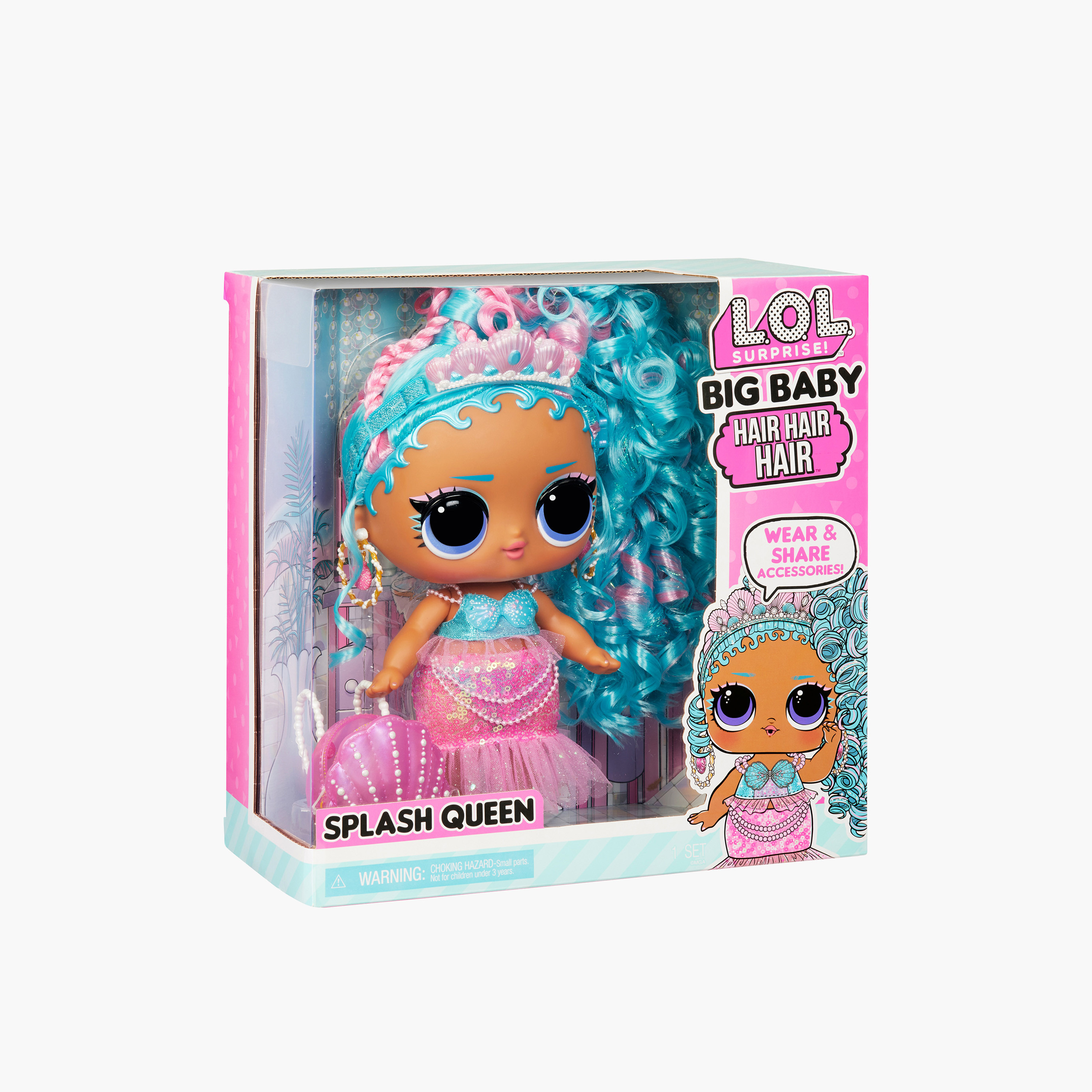 Hair Hair Big Pink Lol Buy Surprise! Big Baby Hair Hair Hair Doll