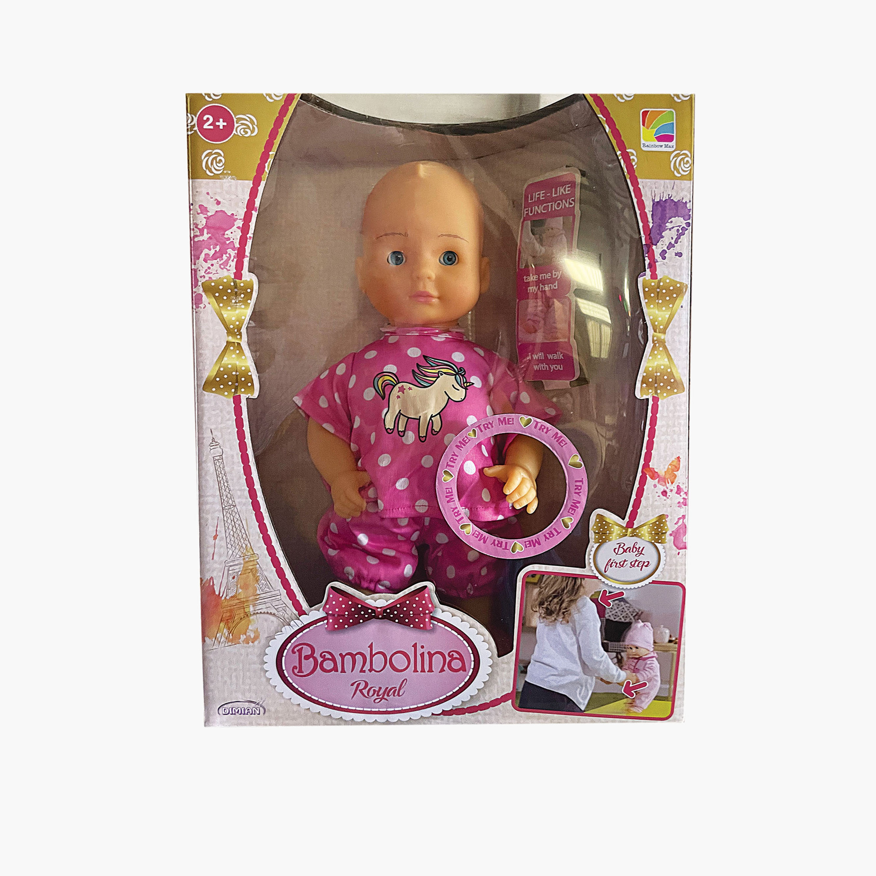 Walking store doll online