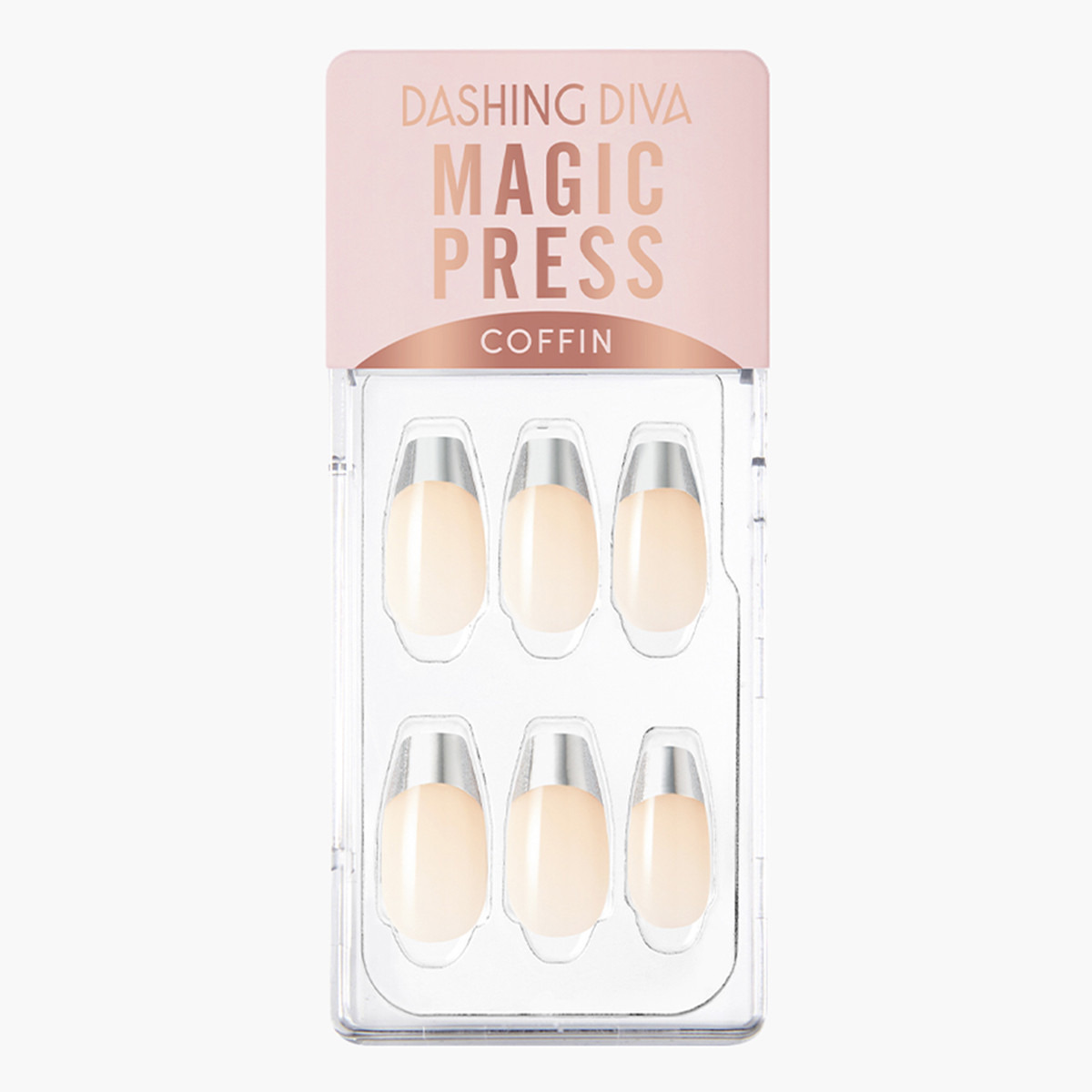 Dashing Diva Magic Press Coffin Press-On Nails-beautyandpersonalcare-makeup-nails-artificialnails-image-1