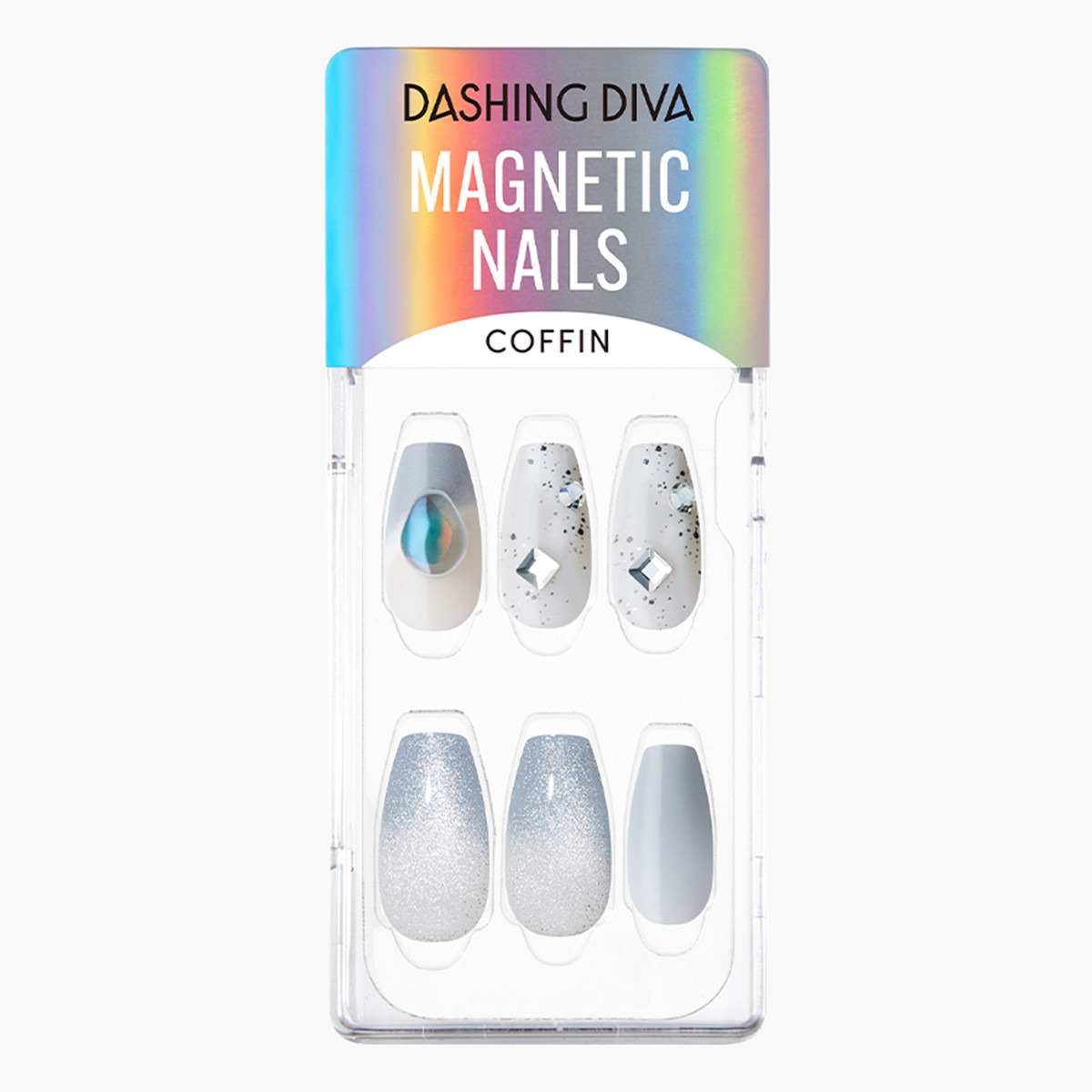 Dashing Diva Magnetic Nails Coffin Press-On Nails-beautyandpersonalcare-makeup-nails-artificialnails-image-1