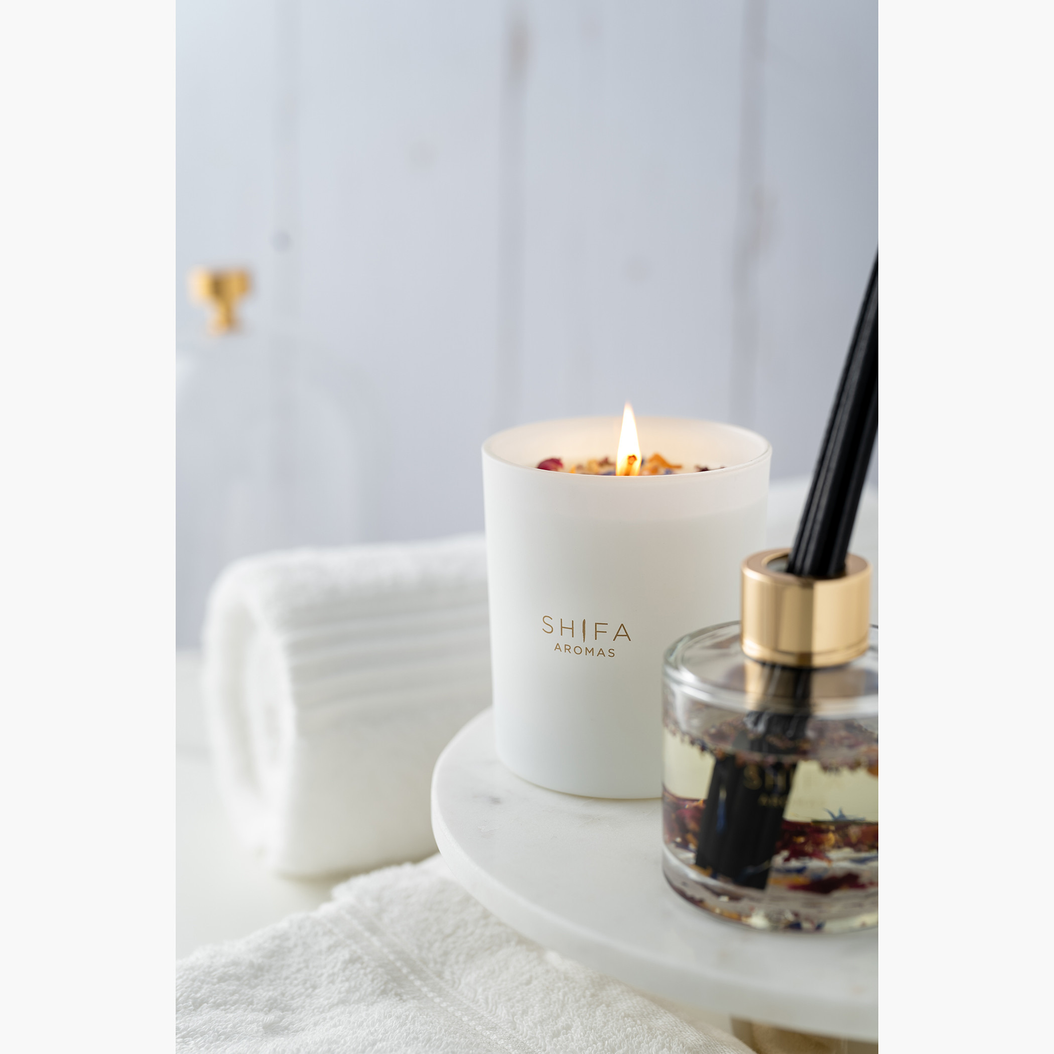 Shifa Aromas Midnight Rose Diffuser Set - 100 ml-household-homefragrance-reeddiffusers-image-3
