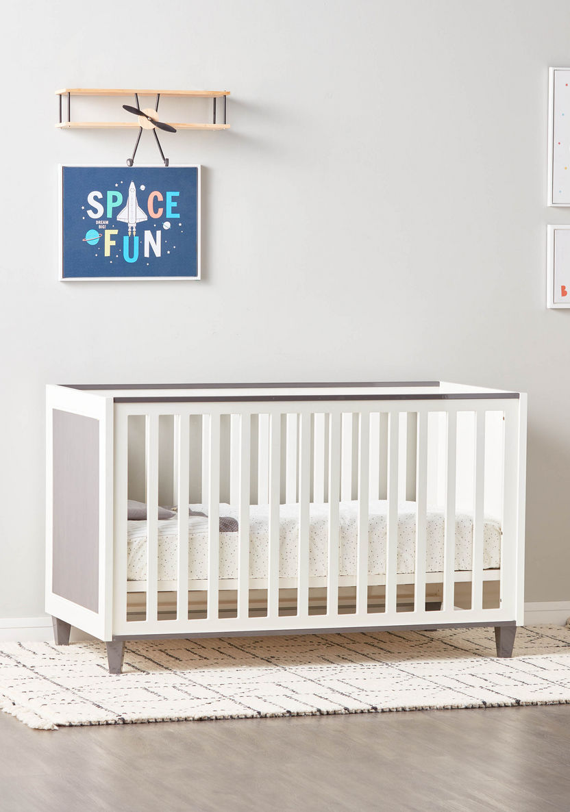 Giggles Brooklyn Baby Cot - 130x70 cm-Baby Cribs-image-0