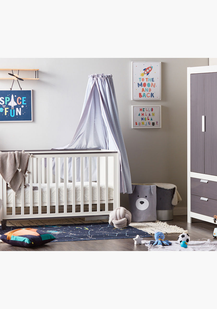 Giggles Brooklyn Baby Cot - 130x70 cm-Baby Cribs-image-3
