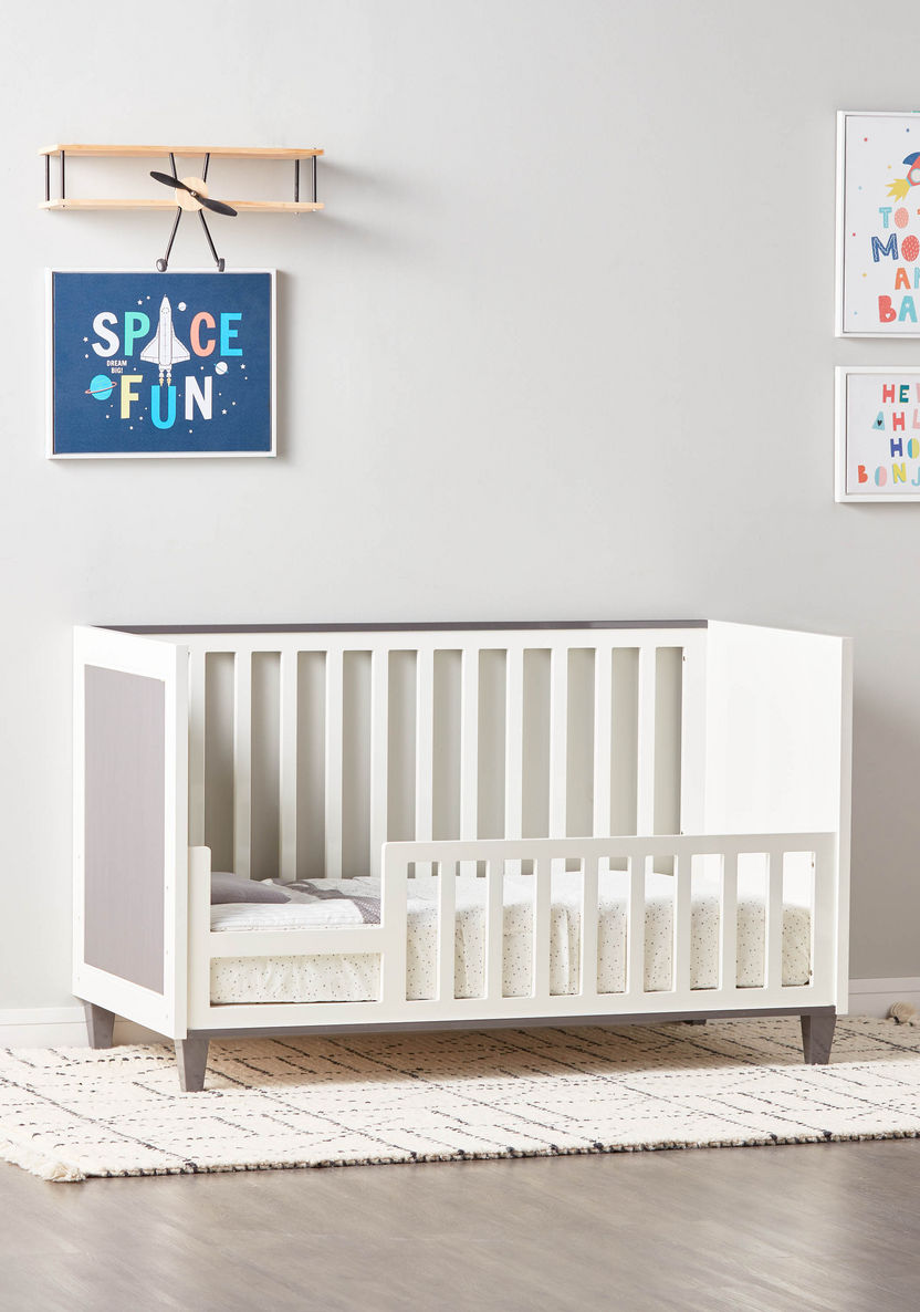 Giggles Brooklyn Baby Cot - 130x70 cm-Baby Cribs-image-8