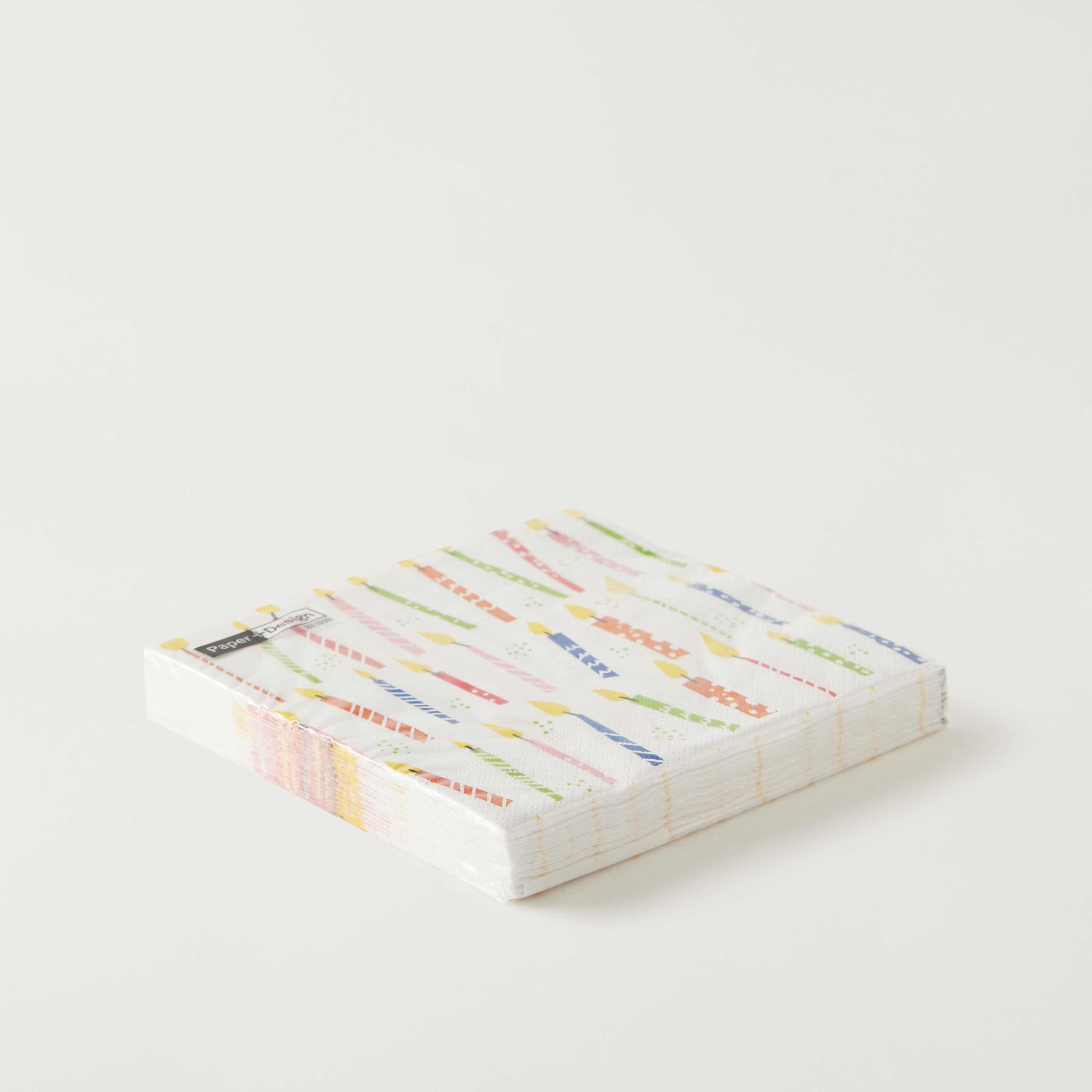 Birthday Candles Print 3-Ply Paper Napkin Set-household-decor-decorativeobjectsandsculptures-image-1