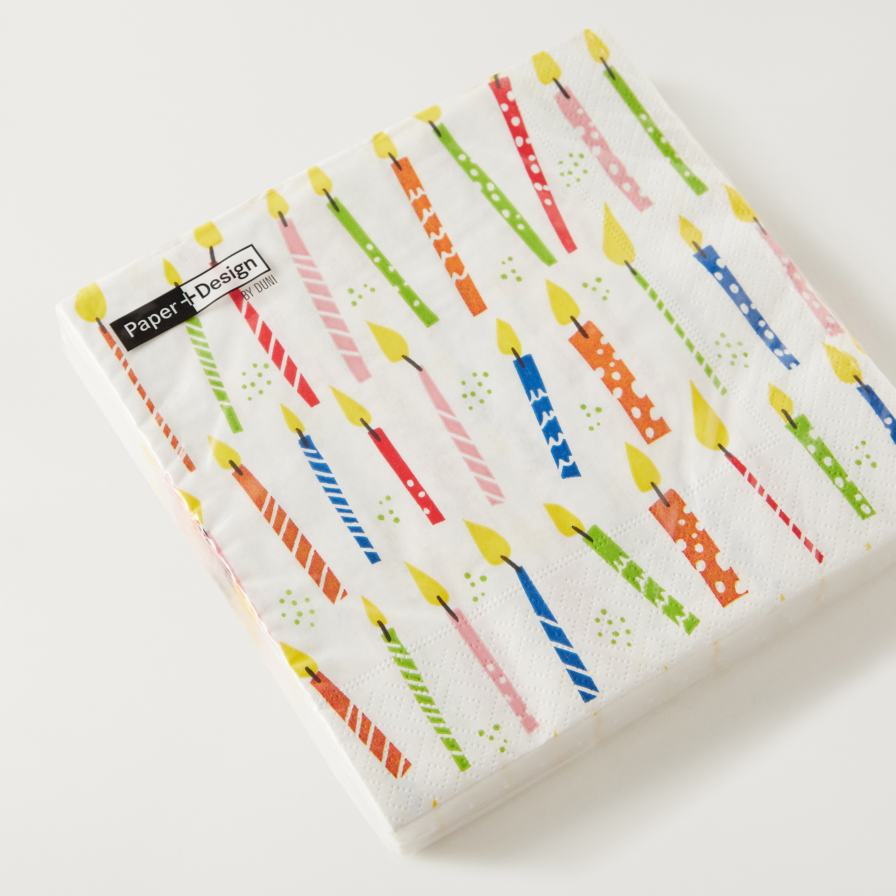 Birthday Candles Print 3-Ply Paper Napkin Set-household-decor-decorativeobjectsandsculptures-image-2