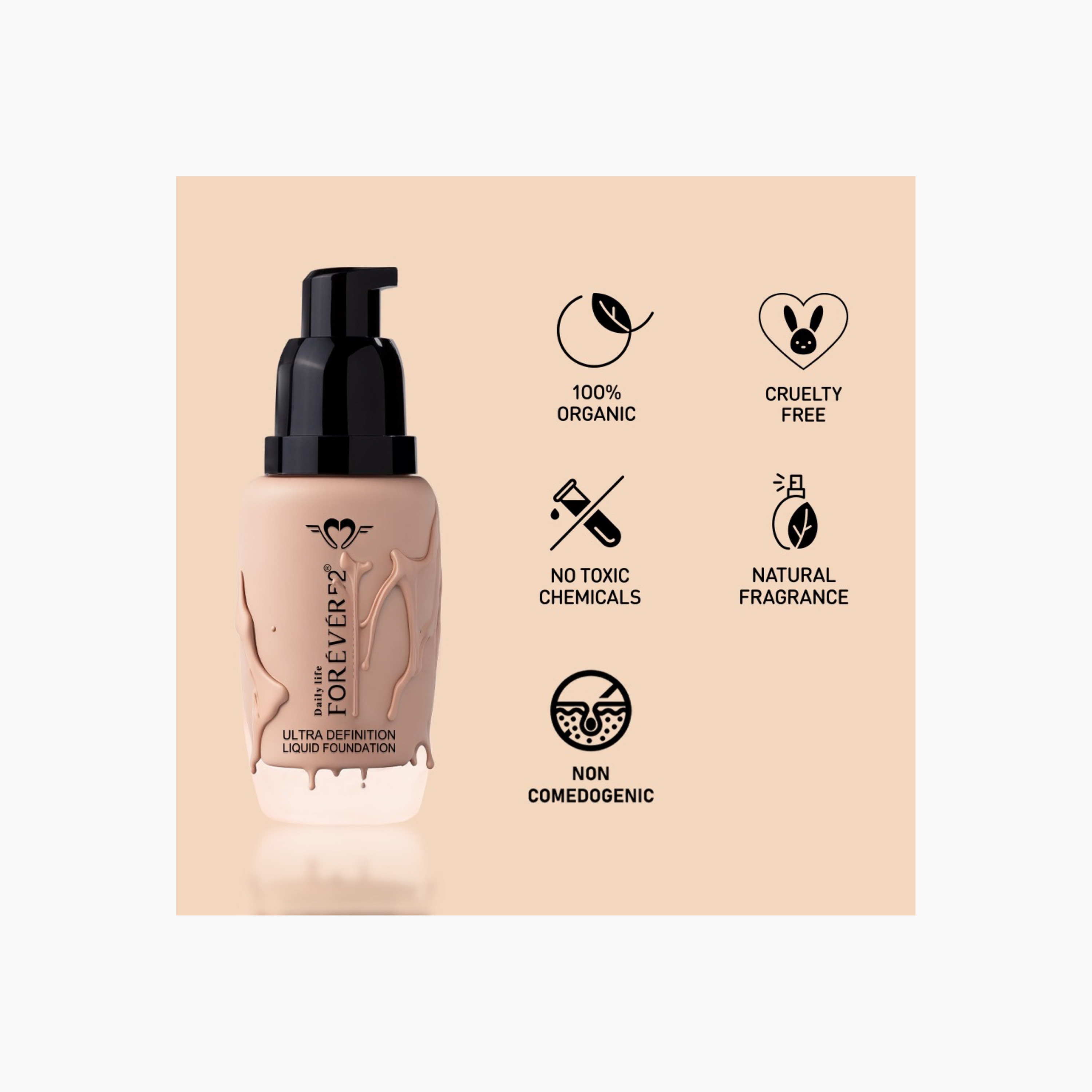 كريم أساس سائل ألترا ديفينيشن شوكولات موس من ديلي لايف فورإيفر 52-beautyandpersonalcare-makeup-face-foundations-image-13