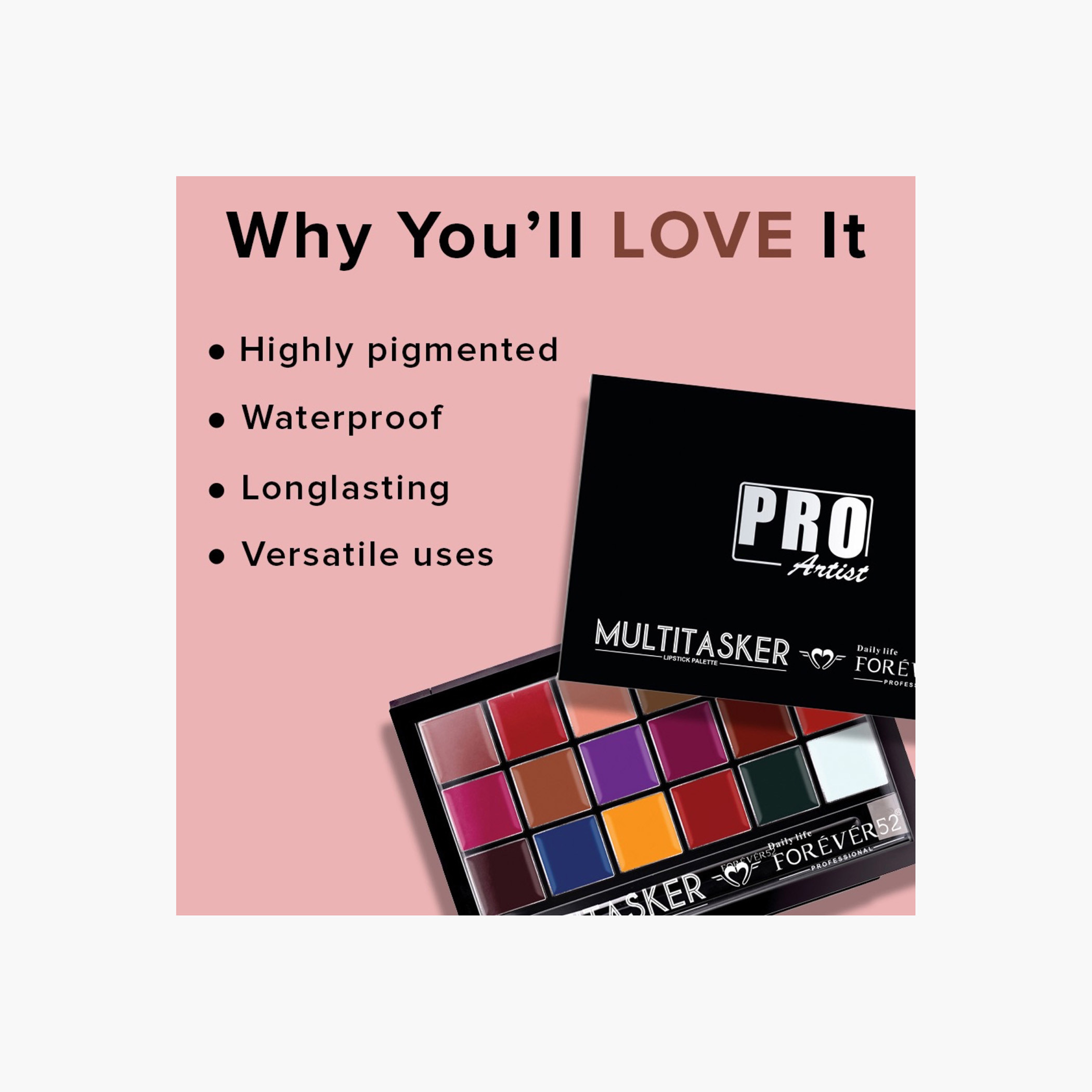 Daily life FOREVER52 Pro Artist Multitasker Lipstick Palette-beautyandpersonalcare-makeup-lips-lipsticks-image-2