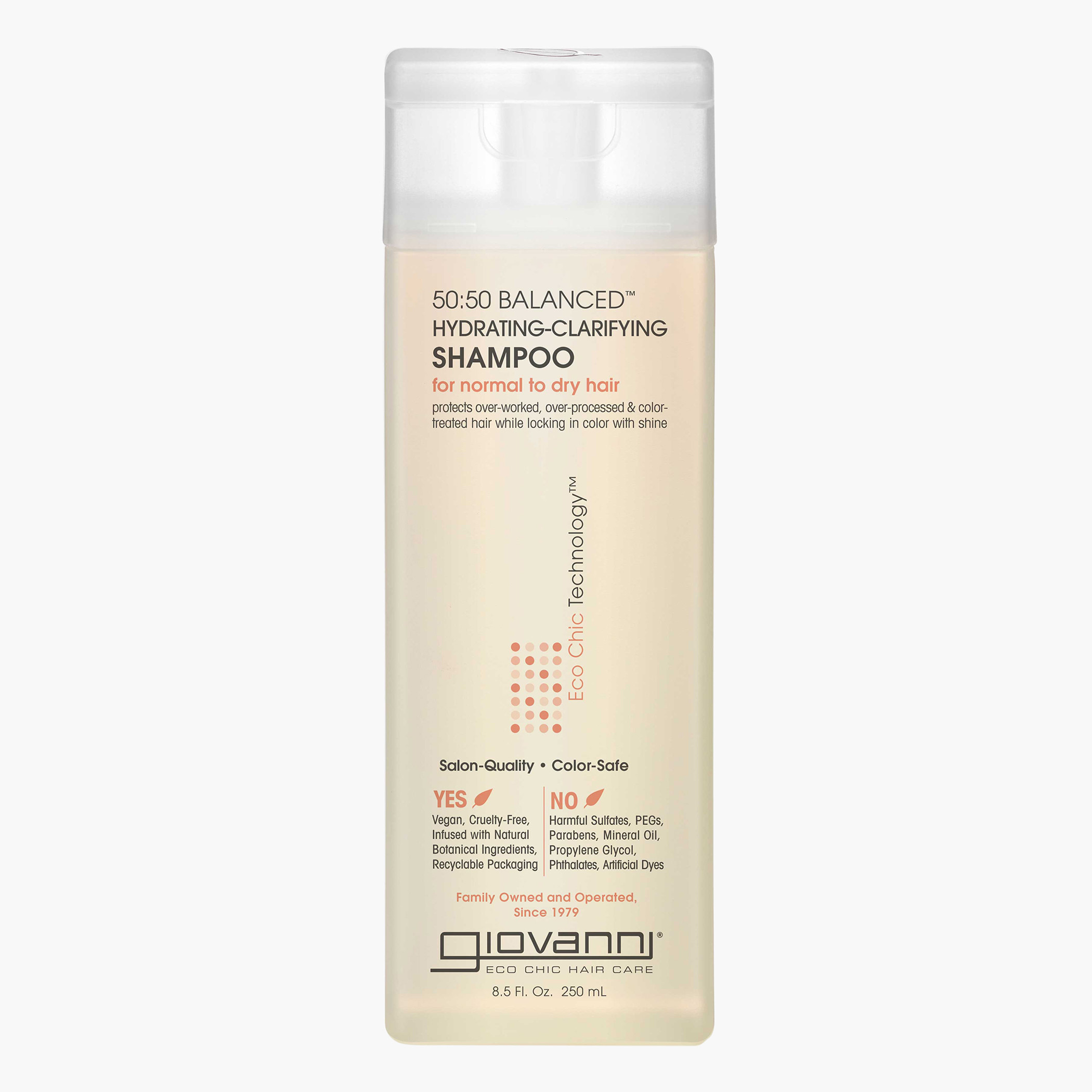 Giovanni 50:50 Balanced Hydrating Clarifying Shampoo - 250 ml-beautyandpersonalcare-hair-haircare-shampoos-image-1