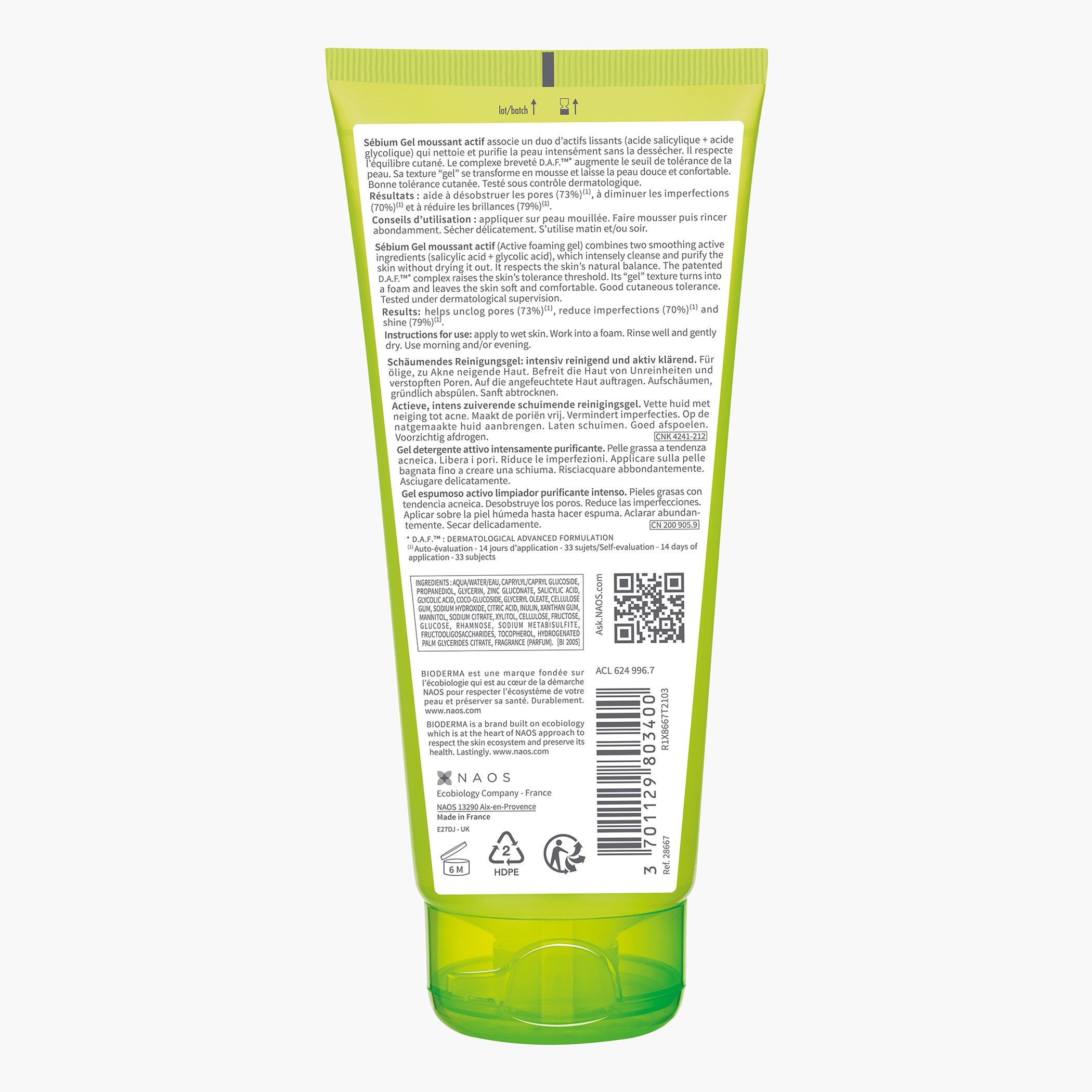Bioderma Cleansing Foaming Gel - 200 ml-beautyandpersonalcare-skin-cleansers-facewashandcleansers-image-3