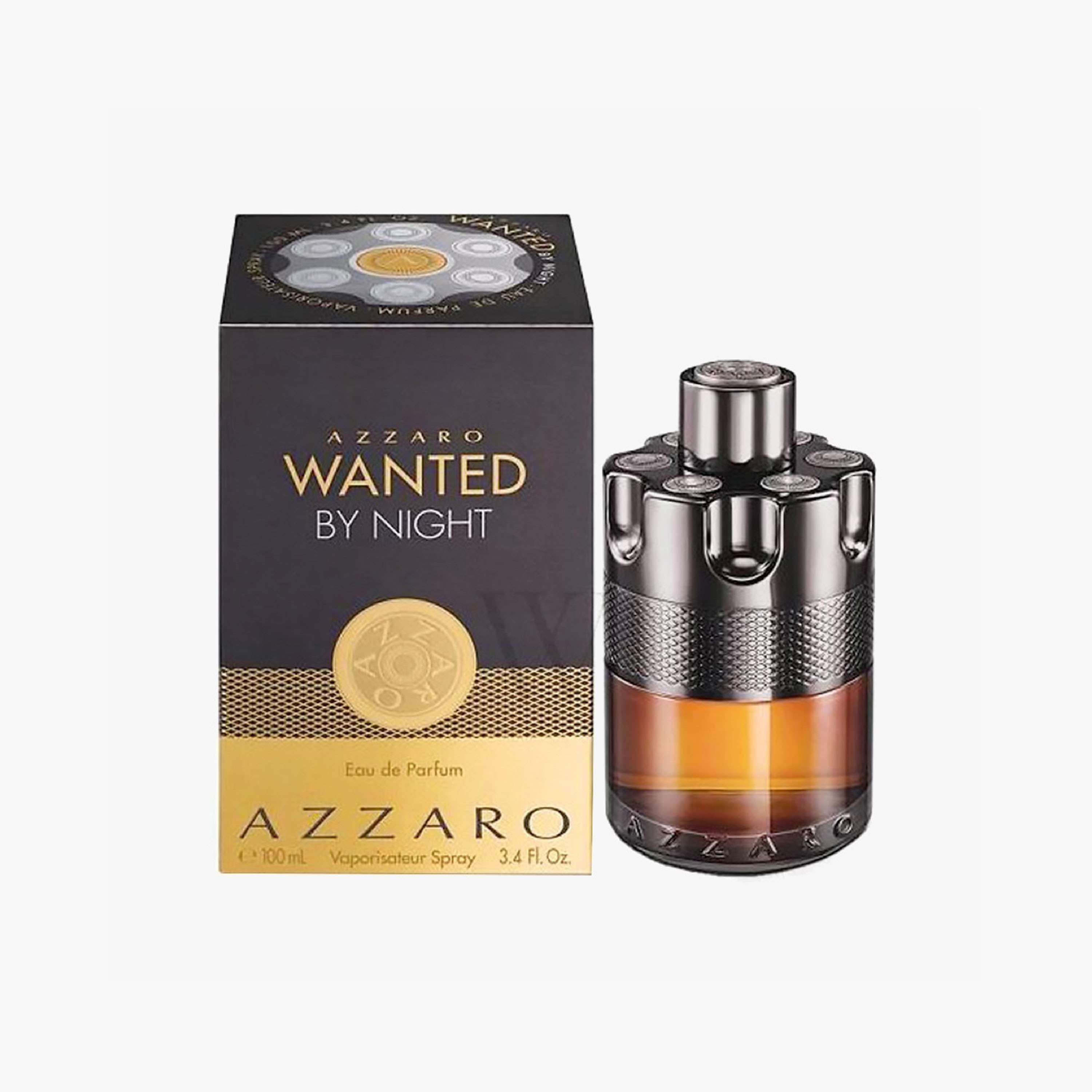 Azzaro Men's Wanted by Night Eau De Parfum Spray - 100 ml-beautyandpersonalcare-fragrance-men-image-1