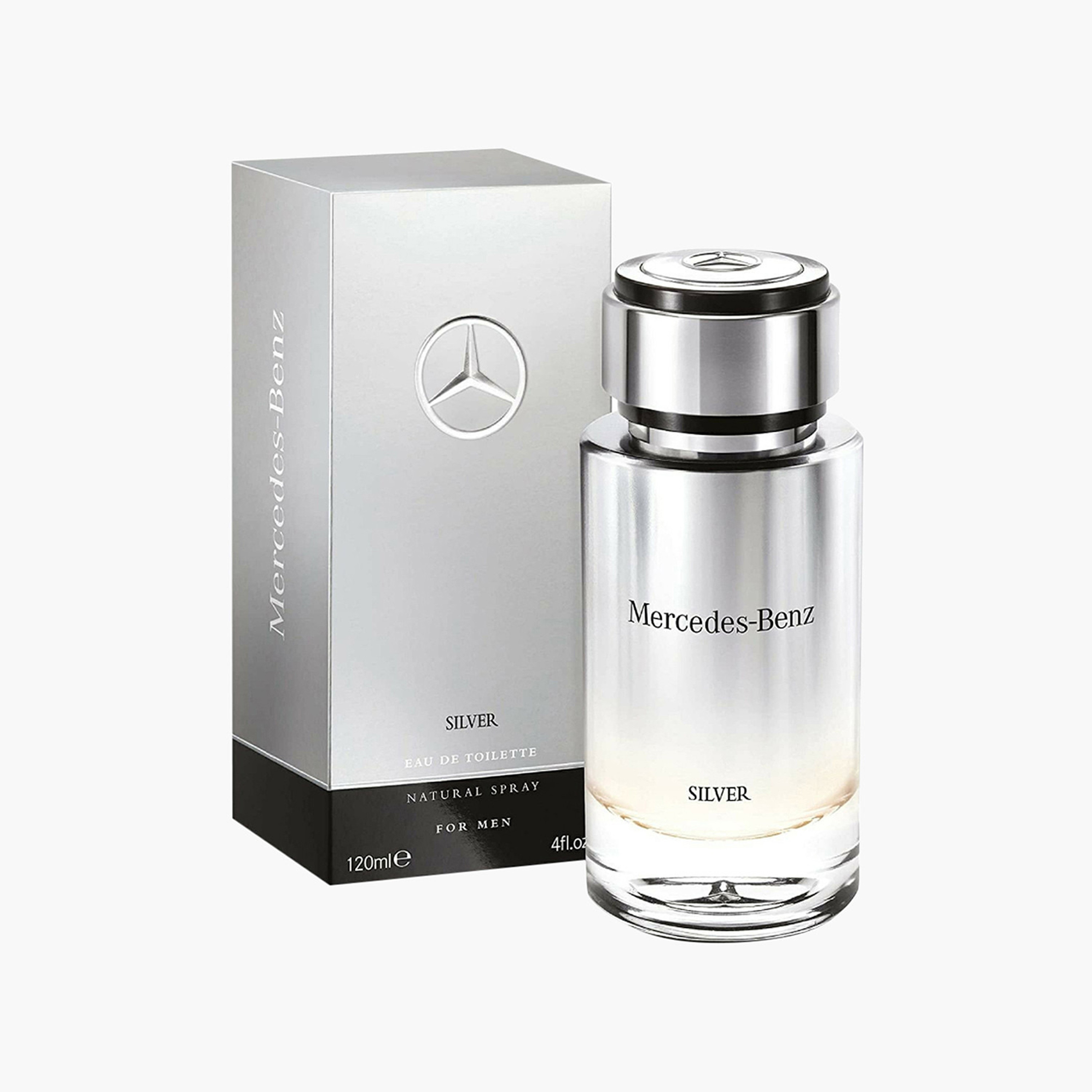 Shop Mercedes Benz Silver Eau de Toilette for Men 120 ml Online