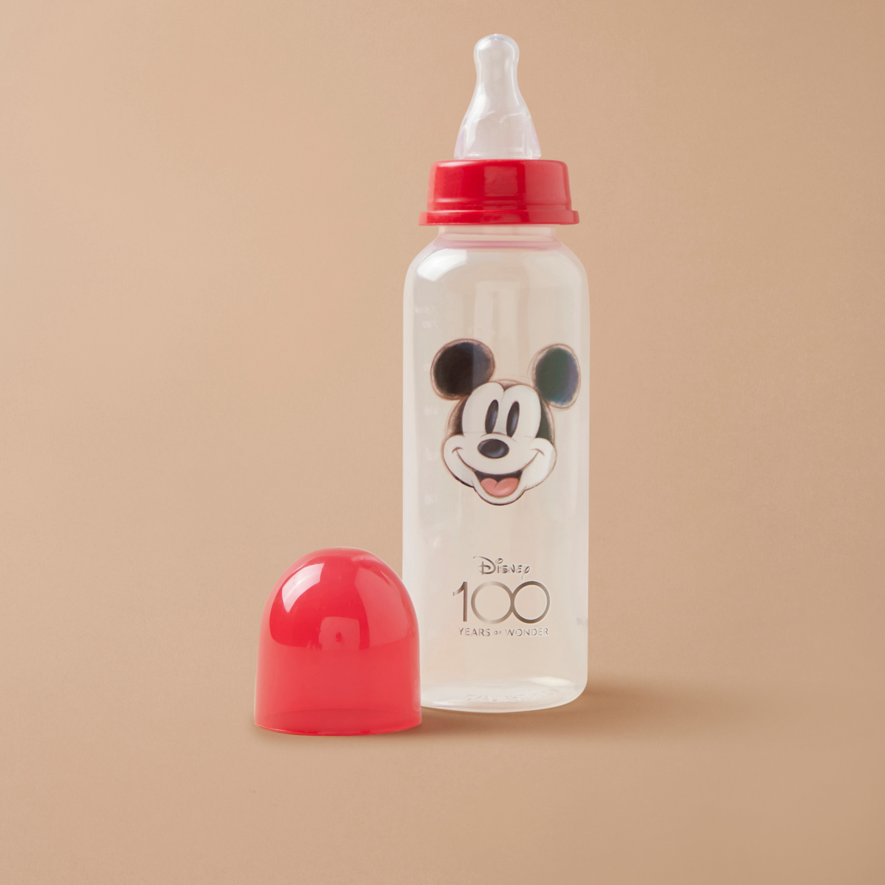 Disney Mickey Mouse Print 3-Piece Feeding Bottle Set - 250 ml-baby-feeding-feedingbottles-bottlesandteats-image-1