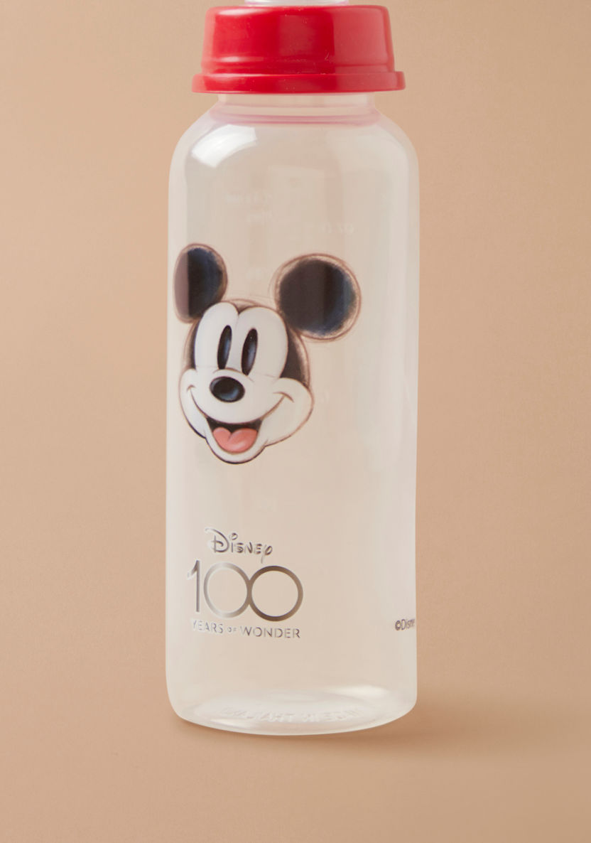 Disney Mickey Mouse Print 3-Piece Feeding Bottle Set - 250 ml-Bottles and Teats-image-2