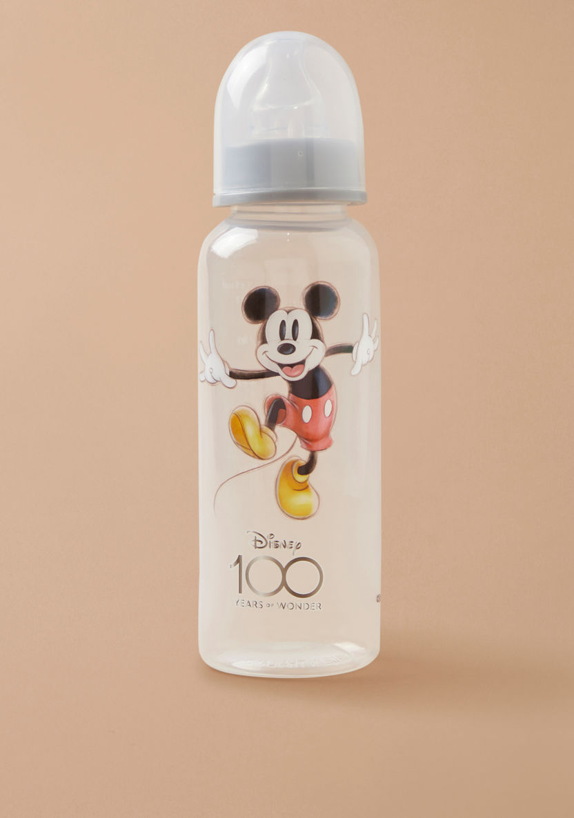 Disney Mickey Mouse Print 3-Piece Feeding Bottle Set - 250 ml-Bottles and Teats-image-5