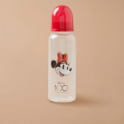 Disney 3-Piece Minnie Mouse Print Feeding Bottle Set - 250 ml-Bottles and Teats-image-4