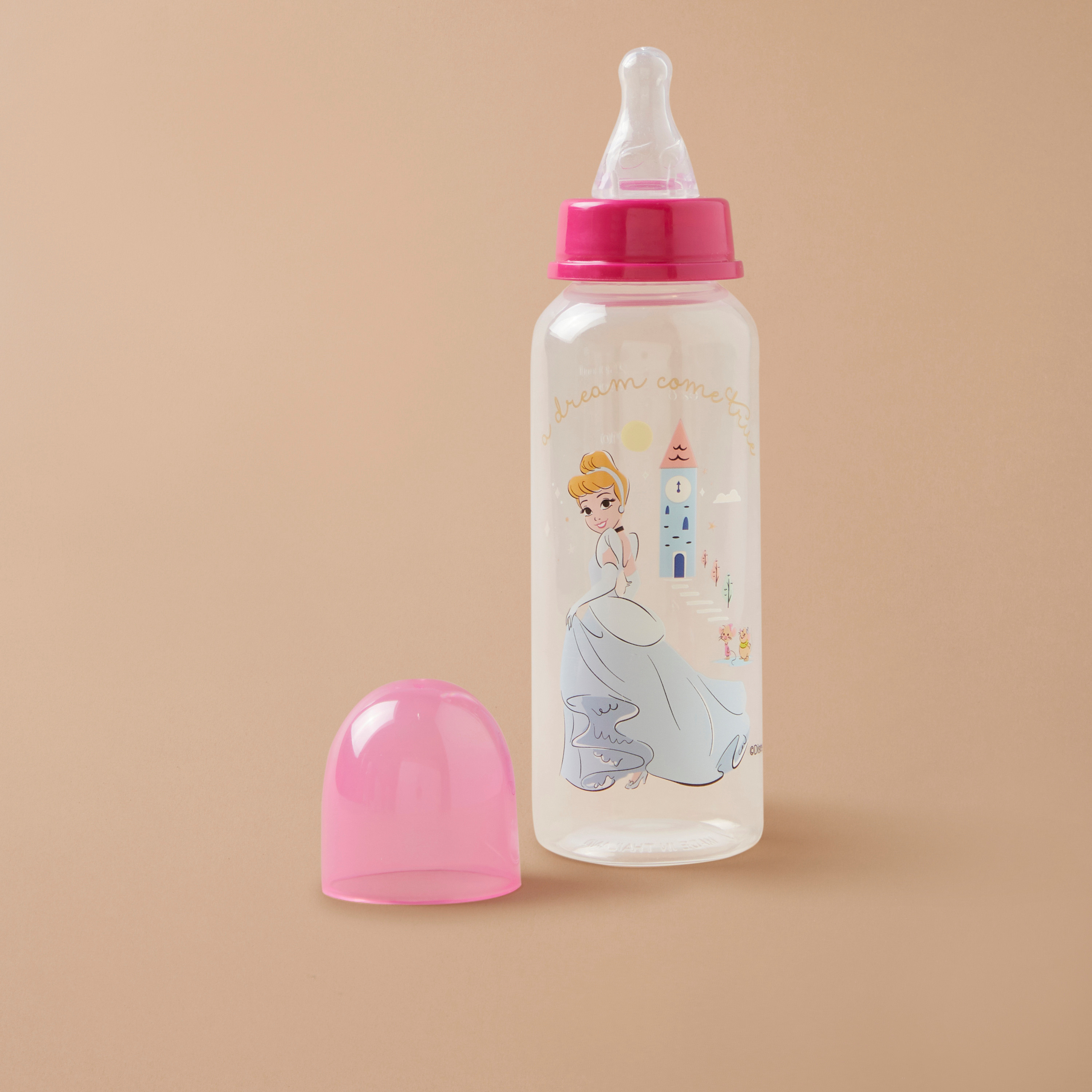 Disney 3-Piece Princesses Print Feeding Bottle Set - 250 ml-baby-feeding-feedingbottles-bottlesandteats-image-1