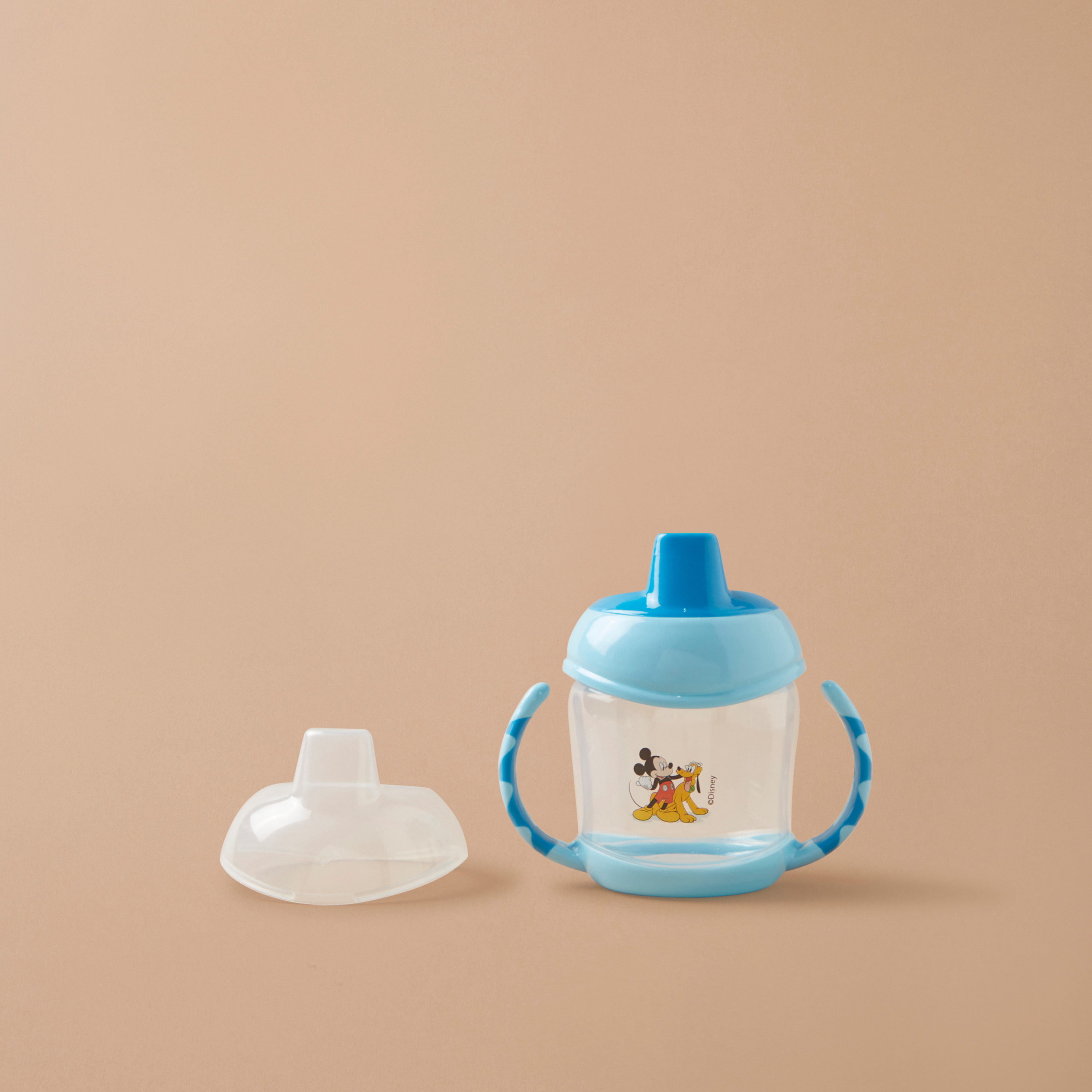 كوب مقاوم للانسكاب بطبعات ميكي ماوس مع غطاء من ديزني-baby-feeding-mealtimeessentials-image-1