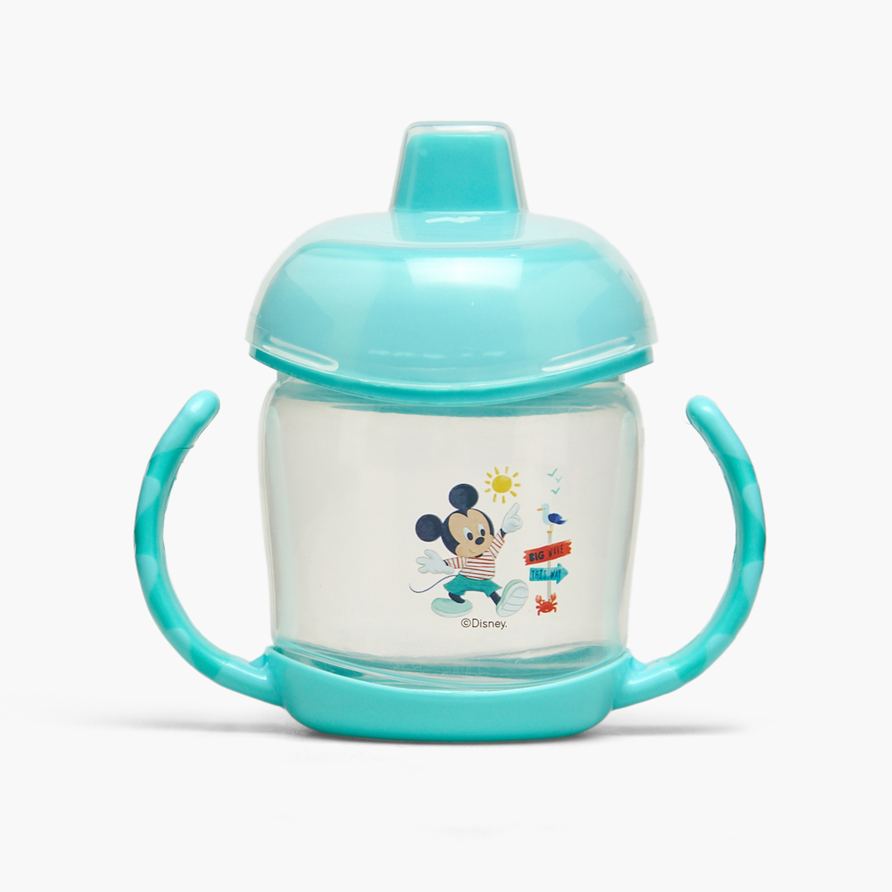 Disney Mickey Mouse Print Spill Proof Cup with Cap-baby-feeding-mealtimeessentials-image-1